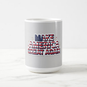 Patriotic Peace Decal Coffee Mug