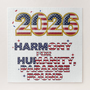 Patriotic Peace Decal Jigsaw Puzzle