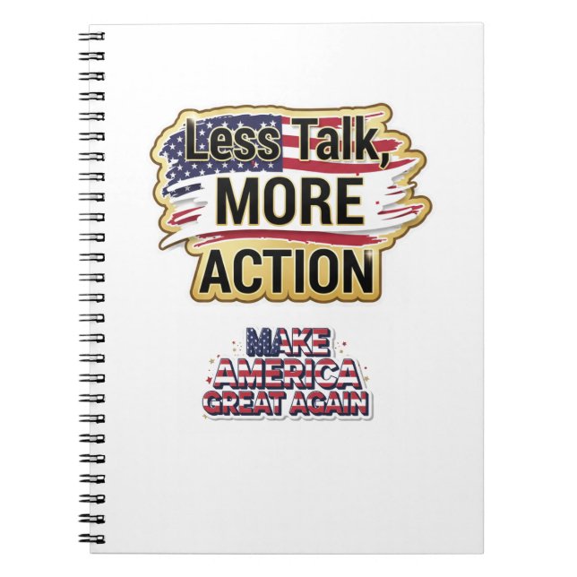 Patriotic Peace Decal Notebook (Front)