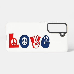 Patriotic Peace LOVE Samsung Galaxy Case