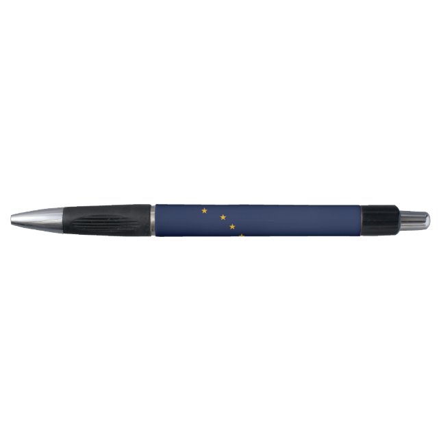 Patriotic Pen with flag of Alaska State, U.S.A. (Front)