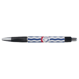 Patriotic Pen with flag of Cincinnati, USA