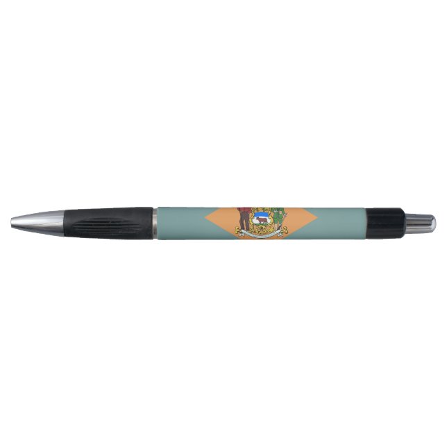 Patriotic Pen with flag of Delaware, U.S.A. (Front)