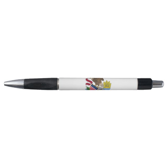 Patriotic Pen with flag of Illinois State, U.S.A. (Front)