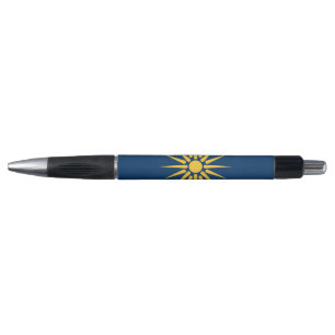 Patriotic Pen with flag of Macedonia, Greece