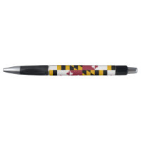 Patriotic Pen with flag of Maryland State, U.S.A.