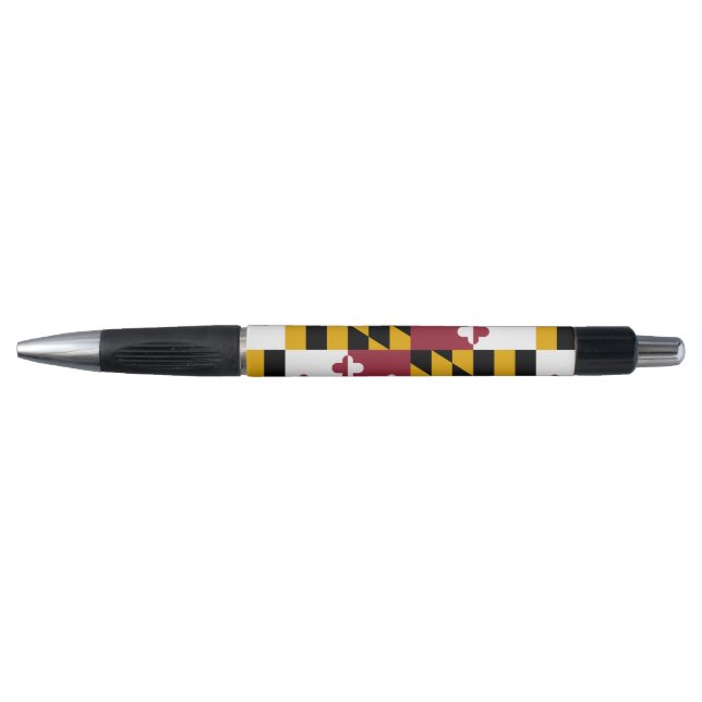Patriotic Pen with flag of Maryland State, U.S.A. (Front)