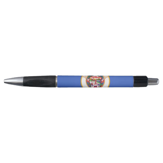 Patriotic Pen with flag of Minnesota State (Front)