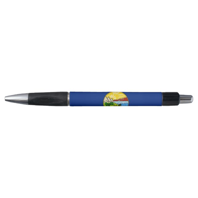Patriotic Pen with flag of Montana State (Front)