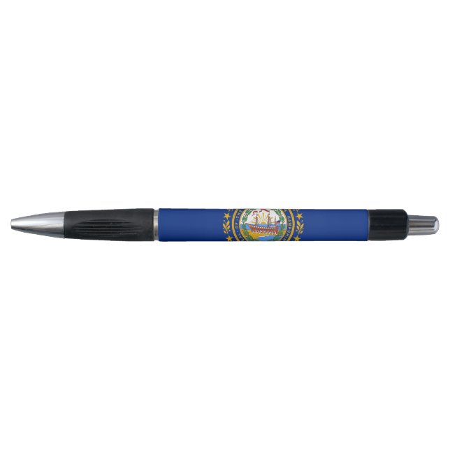 Patriotic Pen with flag of New Hampshire State (Front)