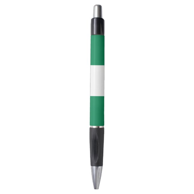 Patriotic Pen with flag of Nigeria (Front Vertical)