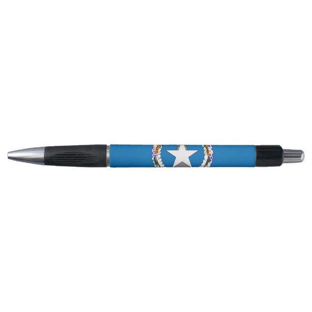 Patriotic Pen with flag of Northern Mariana, USA (Front)