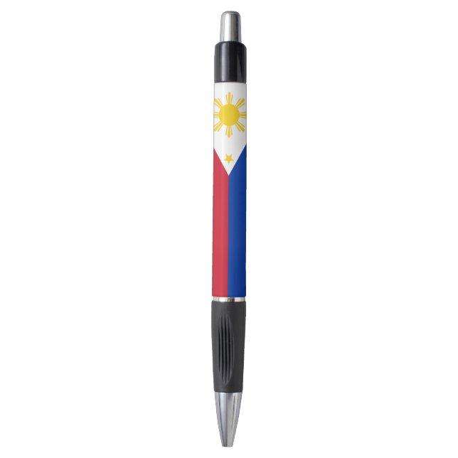 Patriotic Pen with flag of Philippines (Front Vertical)