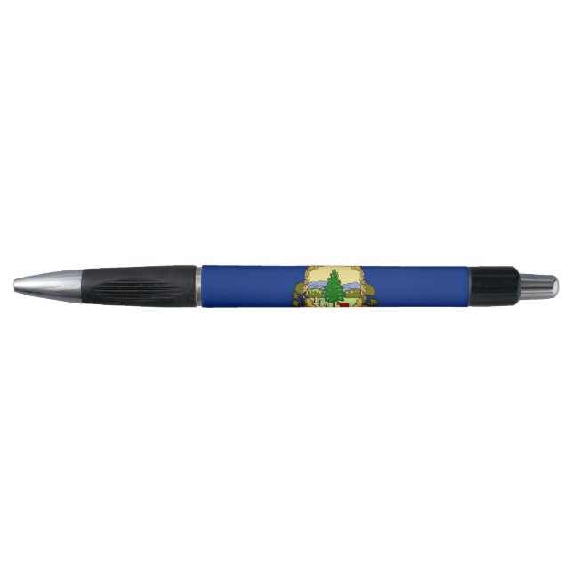 Patriotic Pen with flag of Vermont State, USA (Front)