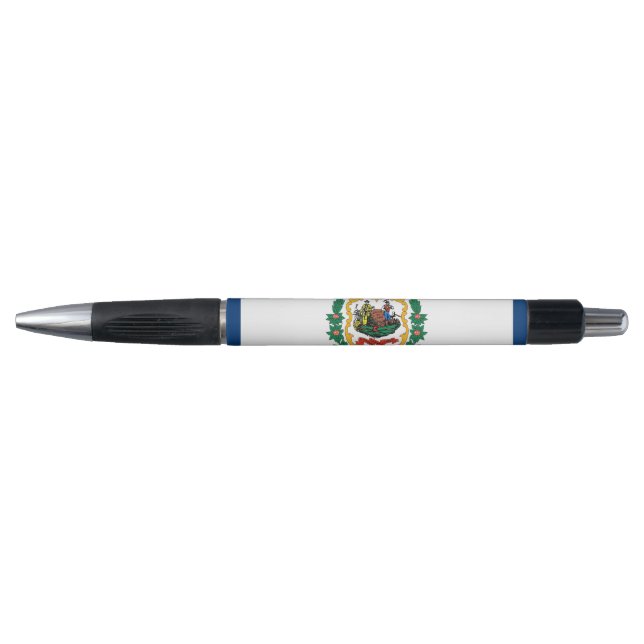 Patriotic Pen with West Virginia State flag, USA (Front)