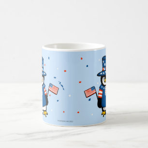 Patriotic Penguin Coffee Mug
