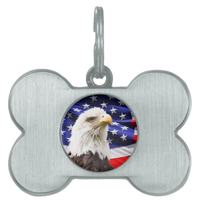 Patriotic Pet ID Tag (Front)