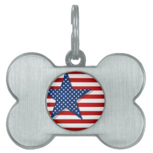 Patriotic Pet Tag