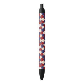 Patriotic Petunias Blue Ink Pen
