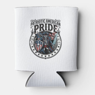 Patriotic Phantom Patriot Horror Monster Patriot 4 Can Cooler