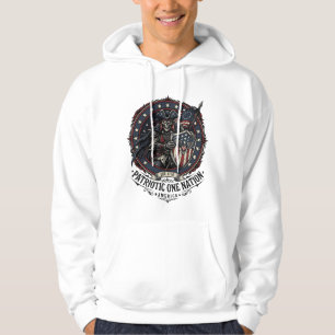 Patriotic Phantom Patriot Horror Monster Patriot 4 Hoodie