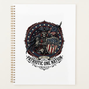 Patriotic Phantom Patriot Horror Monster Patriot 4 Planner