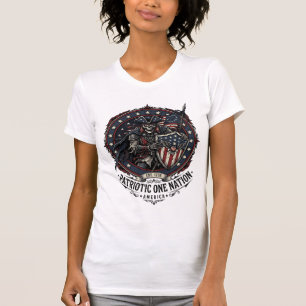 Patriotic Phantom Patriot Horror Monster Patriot 4 T-Shirt