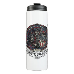 Patriotic Phantom Patriot Horror Monster Patriot 4 Thermal Tumbler