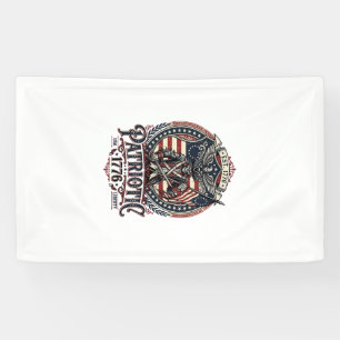 Patriotic Phantom Patriot Horror Monster Patriot I Banner