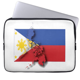 Patriotic PHILIPPINES Flag Laptop Sleeve