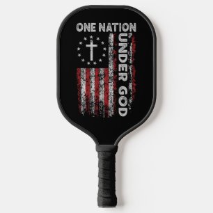 Patriotic Pickleball Paddle: One Nation Under God Paddle