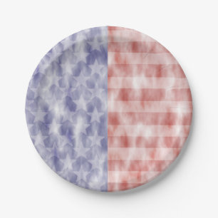 Patriotic Picnic Paper Plate