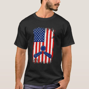 Patriotic Pinball  Pinball Player Arcade  Arcade G T-Shirt