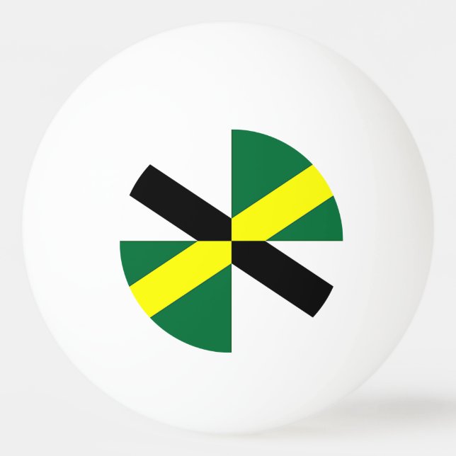 Patriotic ping pong ball with Flag of Monterey (Front)