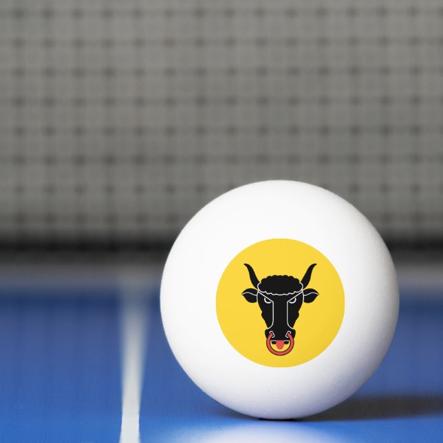 Patriotic ping pong ball with Flag of Uri (Net)
