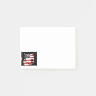 Patriotic pit bull post-it notes