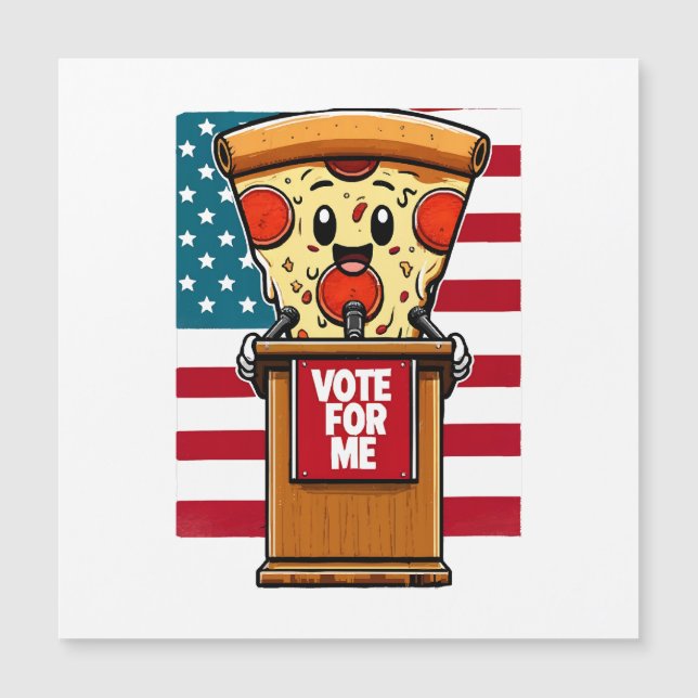 patriotic pizza vote for me (Front)