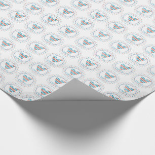 Patriotic Place In Heart, Support Encouragement Wrapping Paper