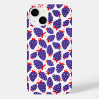 Patriotic Plaid Strawberry