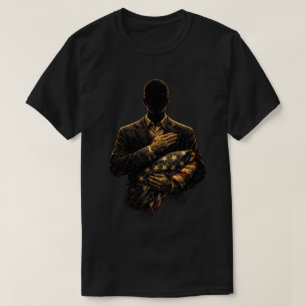 Patriotic Pledge Silhouette T-Shirt