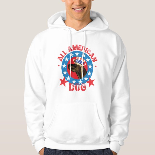 Patriotic Plott Hound Hoodie (Front)