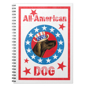 Patriotic Plott Hound Notebook