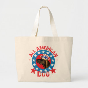Patriotic Plott Large Tote Bag
