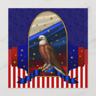 Patriotic Political Campaign Party Invitation