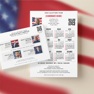 Patriotic Political Election QR Code 2026 Calendar
