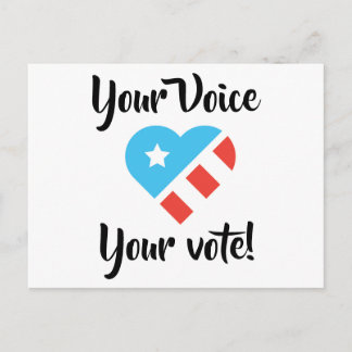 Patriotic Postcard for Voters