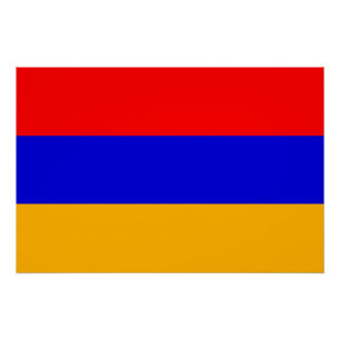 Patriotic poster with Flag of Armenia