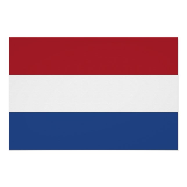 Patriotic poster with Flag of Netherlands (Front)