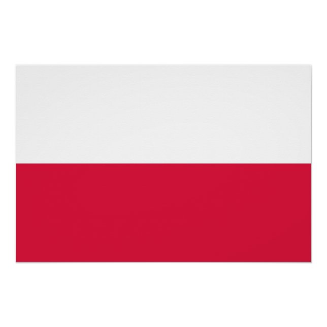 Patriotic poster with Flag of Poland (Front)