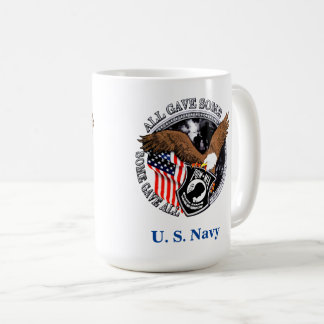 Patriotic POW-MIA Veteran Eagle U S Navy Coffee Mug
